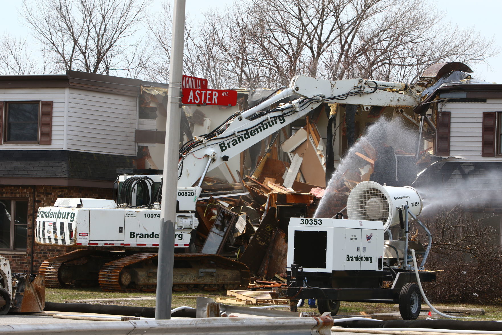 Gallery: Demolition begins on West Calumet Housing Complex